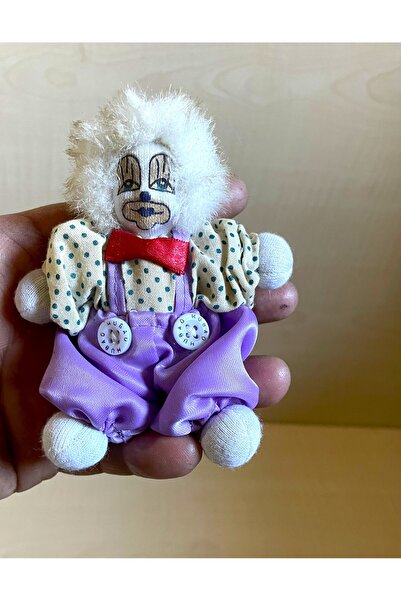 SANAT TACİRİ El Boyama Avrupa Bebek Antika Bez Bebek Palyaço