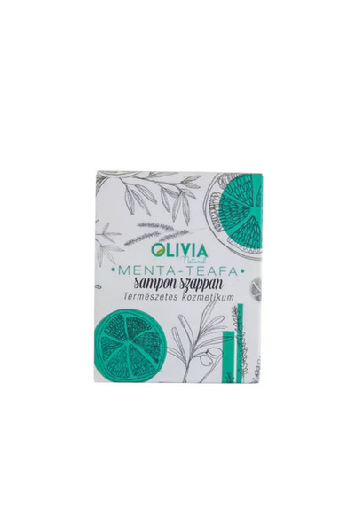 Olivia Shampoo-soap with mint and tea tree 90 gr