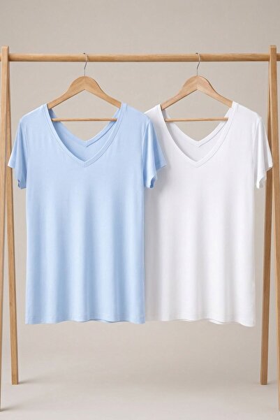 COTENCONCEPT 2 базові футболки (спереду та ззаду з V-подібним вирізом)