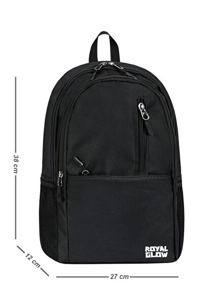 Royal Glow Waterproof Black Daily Sports Backpack