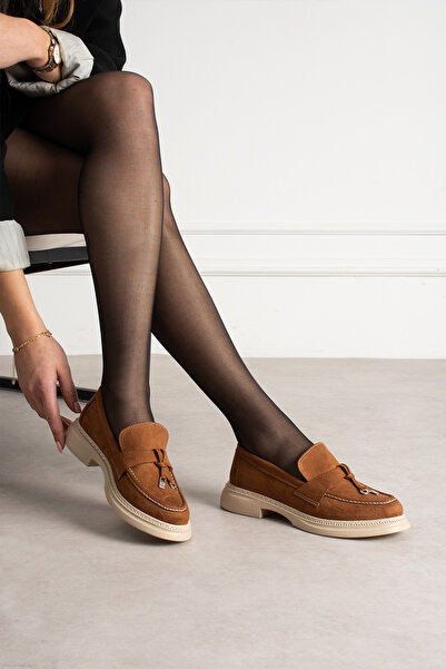 Hepici Γυναικεία κλασικά loafer παπούτσια με χοντρή σόλα από καστόρι, καθημερ...