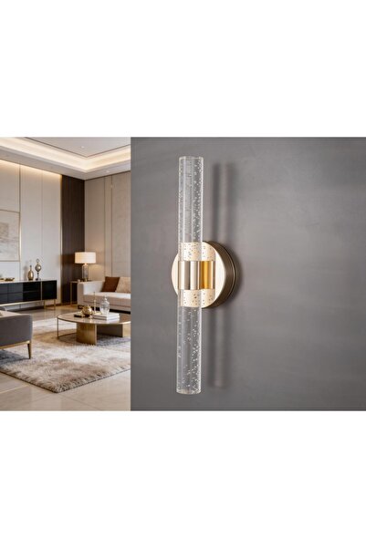 DizaynLED Kristal Kabarcık Modern Gold Duvar Aplik DL-035GOLD-DUVARTIPI