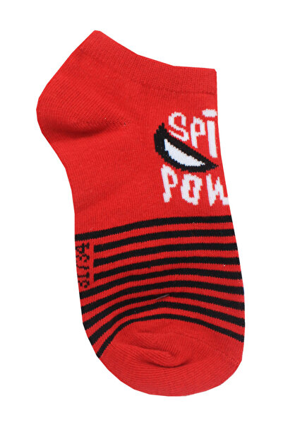 Disney Spiderman Șosete, 65% bumbac, Spider Power, roșu