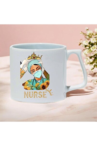 kubdekor Nurse Written Printed Nurse Luxury Mug Cup