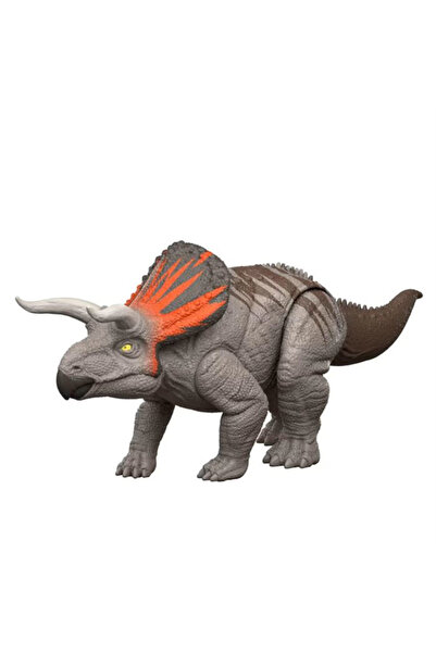 mattel Jurassic World Rebirth Strike Attack Zuniceratops Action Figure