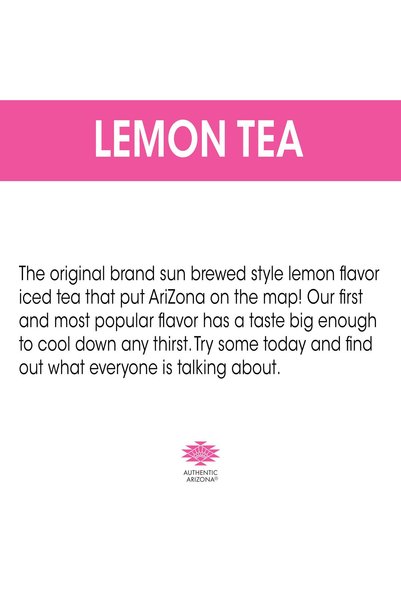 Arizona Lemon Iced Tea 650ml (24 Pack)