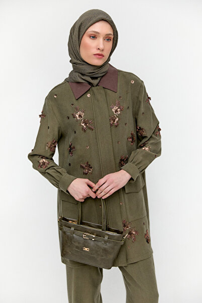 Setrms Nakışlı Kargo Cepli İkili Takım