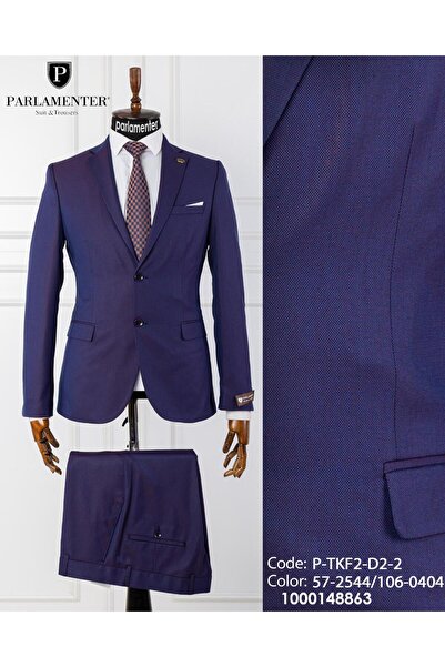 PARLAMENTER Fabio Cassel Slim Fit Erkek Takım Elbise – Modern Kesim, Şık ve R...