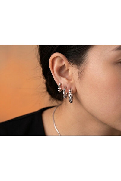 618 CONCEPT 6 Piece Twisted Hoop Earrings
