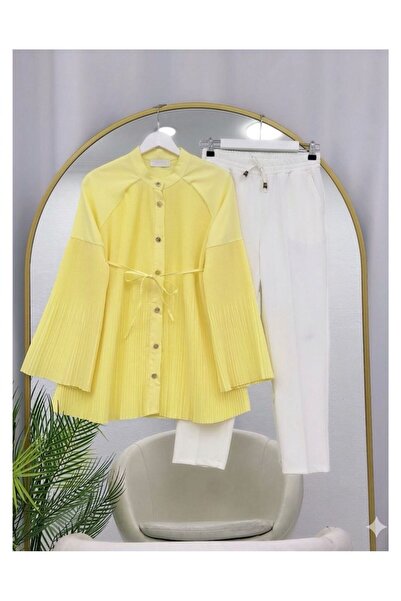 VOLT CLOTHİNG Pi̇li̇se Detailled Shirt and Pants Suit