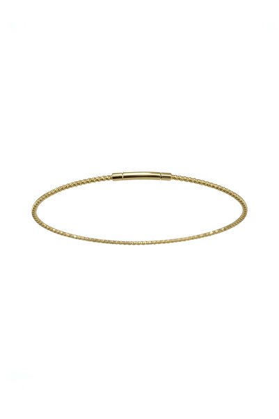 byBurak GOLD İnce Kelepçe Bileklik - BLK1069