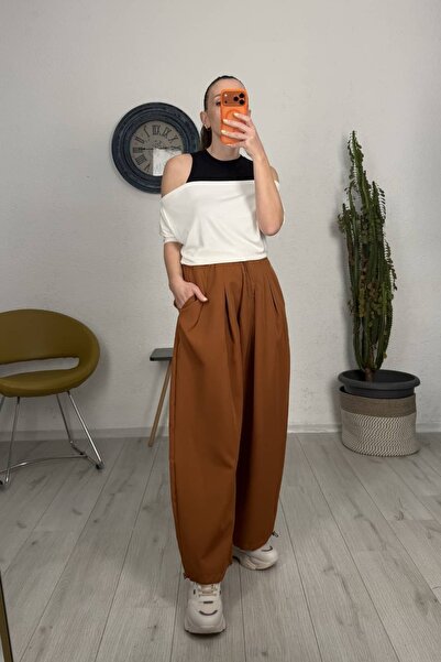 lady special Παντελόνι με υφασμάτινο τελείωμα αλεξίπτωτου και λεπτομέρεια από...