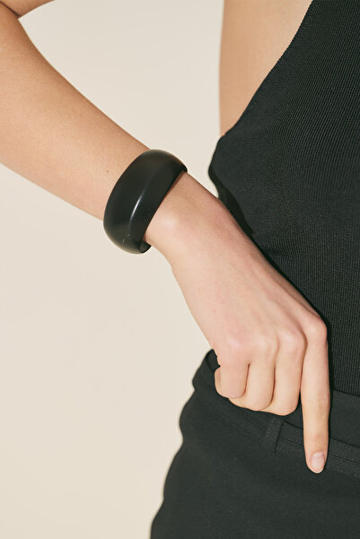 Manuka Bombeli Wooden Bracelet Black