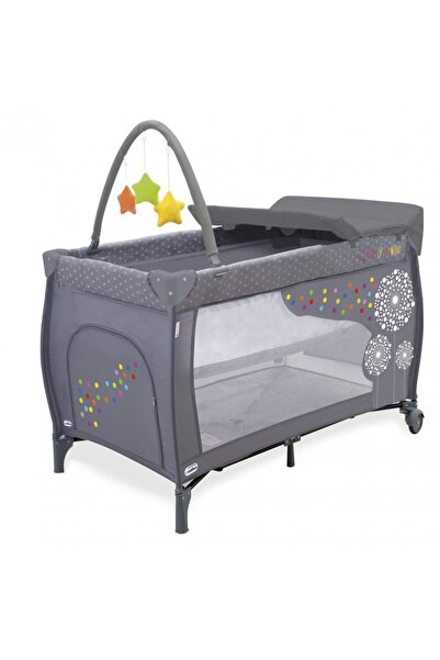 Asalvo Dandelion 2-tier children's bed, compact folding, changing table, toy ...