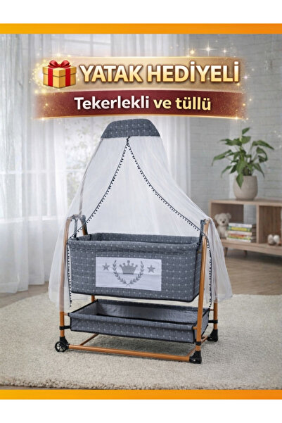 modabebekler Anne Yanı Beşik Yatak Hediyeli Sallanır ve Sabitleyici Özellikli...