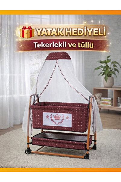 modabebekler Anne Yanı Beşik Yatak Hediyeli Sallanır ve Sabitleyici Özellikli...