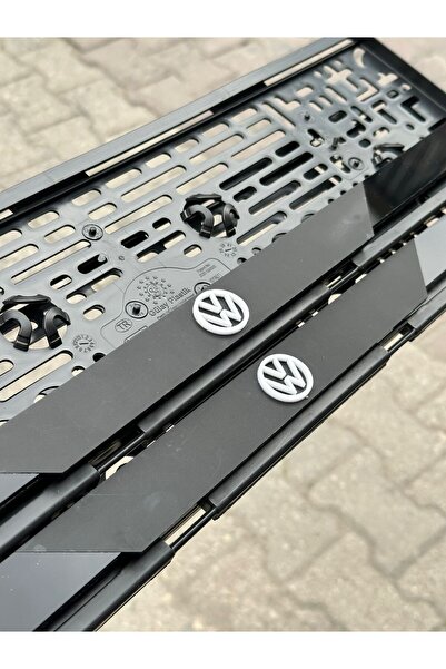 Şahin Reklam Tabela Volkswagen Mat Siyah Pleksi Plakalık