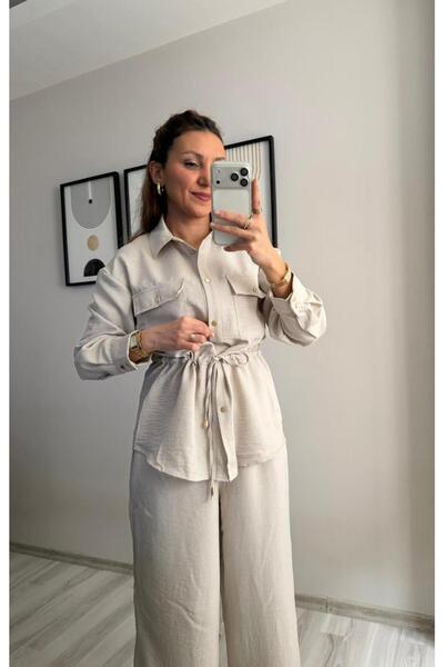 İNVİSUS Waist Seated Jacket Pants Set