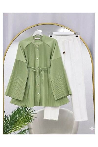 VOLT CLOTHİNG Pi̇li̇se Detailled Shirt and Pants Suit