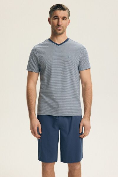 Henderson Set de pijamale de vară pentru bărbați, pantaloni scurți și tricou,...