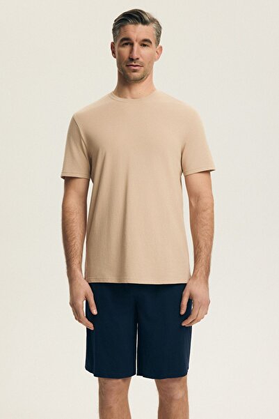 Henderson Set de pijamale basic pentru bărbați, tricou și pantaloni scurți, u...