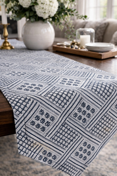 Pilloveland Buldan Runner - Traditional Woven with Natural Cotton 40*140 cm