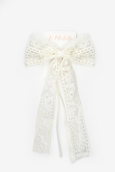 Le Mabelle Екрю автоматична катарама за момичета с флорален десен на вериги