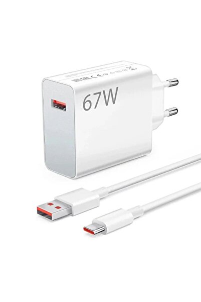 Mi7a 67 W Turbo Hızlı Şarj Seti (USB Type-c Kablo ve Adaptör)