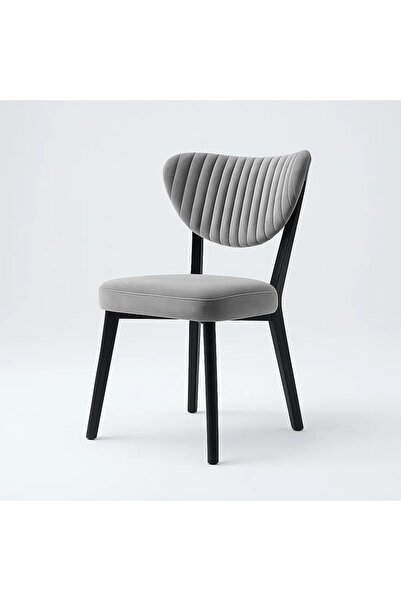 Imperial Star Elma Sandalye Modern Kadife Kapitone Sırtlı Mutfak Yemek Odası ...