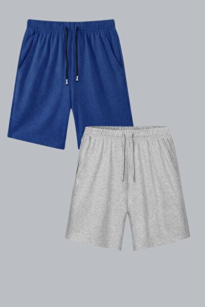 armicem Kids Unisex Yazlık Şort/Kapri 2’li Avantajlı Set Rahat Kalıp 9 Renk Y...