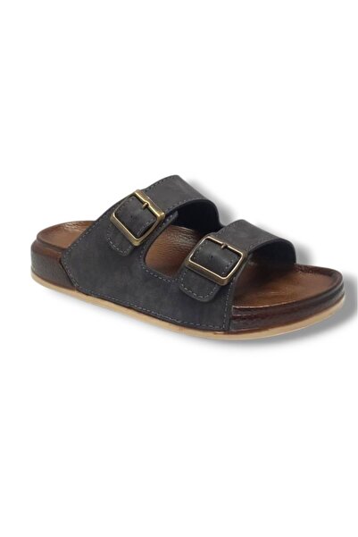 Witta 55201-26 Leather Double Band Anatomical Slippers 36-40