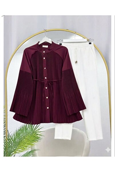 VOLT CLOTHİNG Pi̇li̇se Detailled Shirt and Pants Suit