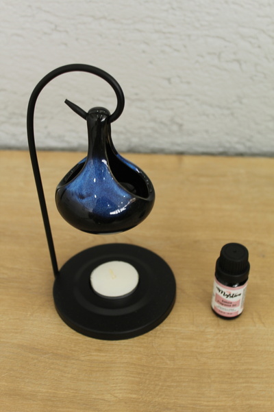 Hem DAMLA MODEL MAVİ RENK BUHURDANLIK HEDİYELİK 1 ADET MUM VE 1 ADET SAKURA A...