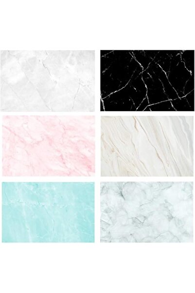 Al Raied Flat Lay Marble Backdrops Set 3pcs 34x21inches/54x84cm Pictures Prop...