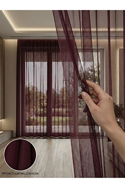LEVENT ÖZEL PratikTül Armül Orta Işık Geçirgen Tül Perde 300x255 cm