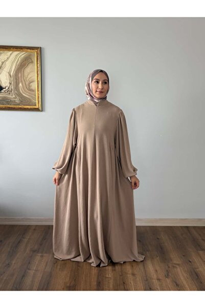 EYMAHCA عباءة أيروبين بسحّاب، قماش خفيف، عباءة أنيقة ومريحة للاستخدام اليومي