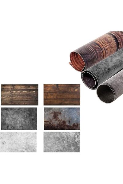 Al Raied Selens Flat Lay Background Paper Wood Cement Background Food Photogr...