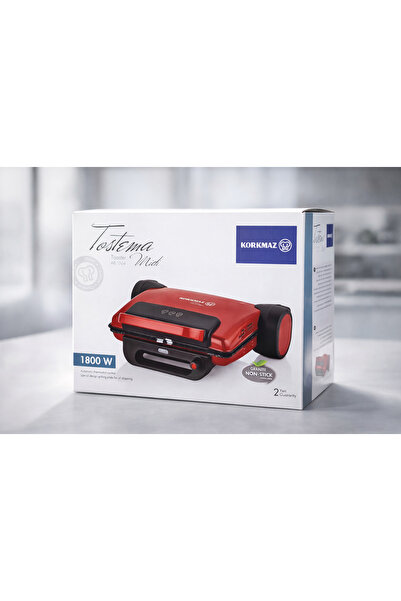 korkmaz züccaciye كوركماز توستيما ميدي توستر A810-04، جهاز صنع الساندويتشات و...