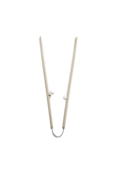 Greenpan Beige Silicone Locking Tongs