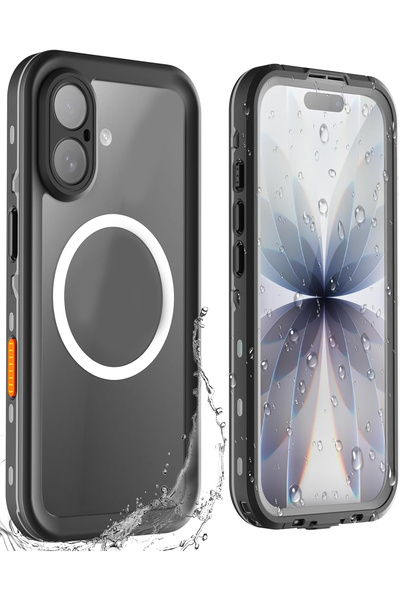 Nezih Case iPhone 17 Uyumlu 1-1 Waterproof Su Geçirmez 360 Koruyucu Kılıf
