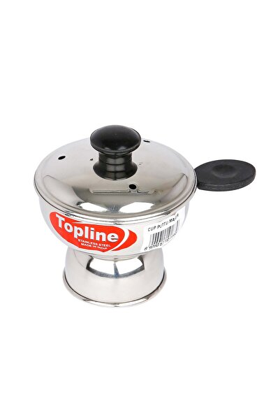 TOPLINE Top Line Stainless Steel Cup Puttu Maker, Chiratta Puttu Maker
