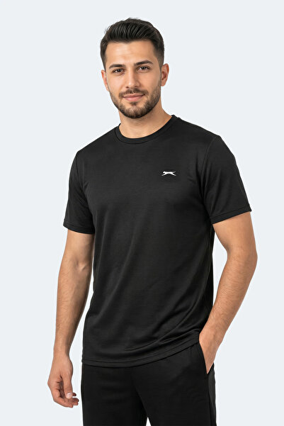 Slazenger Ανδρικό μαύρο μπλουζάκι KAYDA