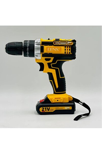 Generic طقم مثقاب (دريل) لاسلكي متكامل 21 فولت | حقيبة ملحقات شاملة وبطارية ل...