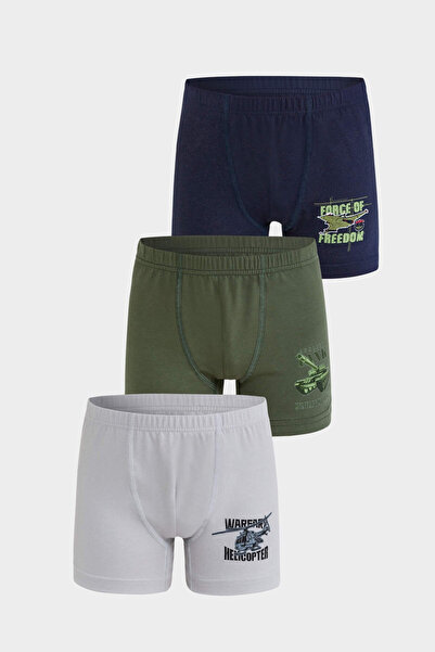 Berrak 5085 Erkek Çocuk 3lü Boxer