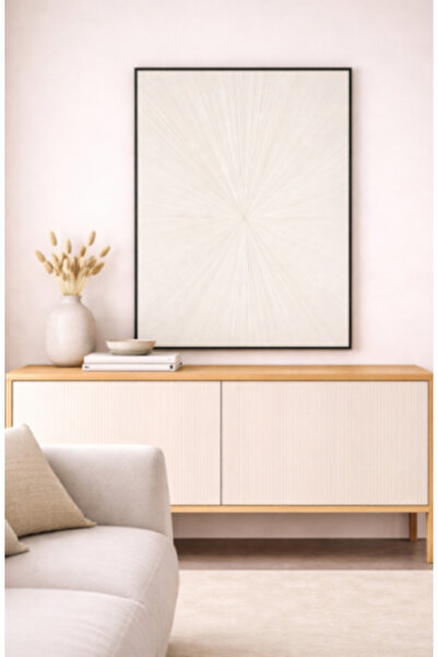 Palma homez Modern Wall Art Panel in White