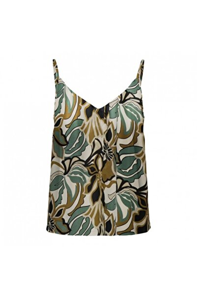 ONLY Γυναικεία μπλούζα με λουλουδάτο σχέδιο και λαιμόκοψη V - 15367638