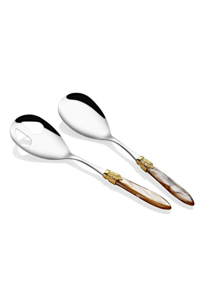 RİVADOSSİ SANDRO Laura Ring Champagne Salad Serving Set