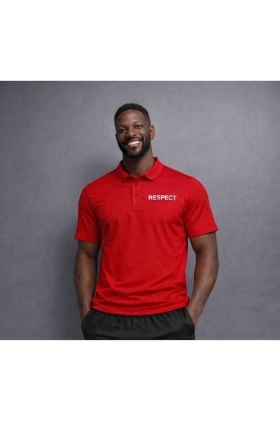 NOFLEN Men's Polo Neck Logo Printed T-Shirt