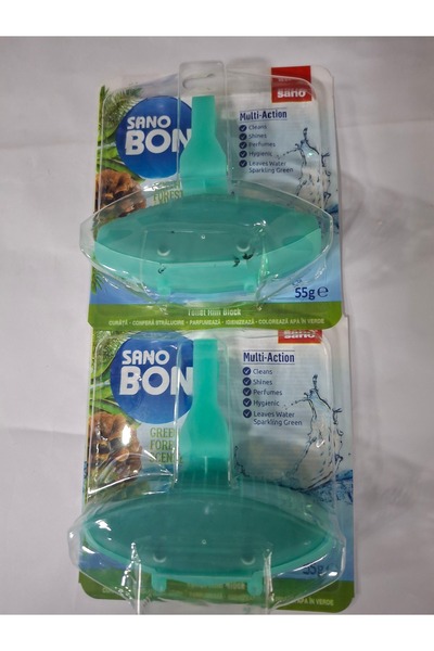 Sano 2 buc Odorizant Toaletă Multi-Action Pin 2x 55g