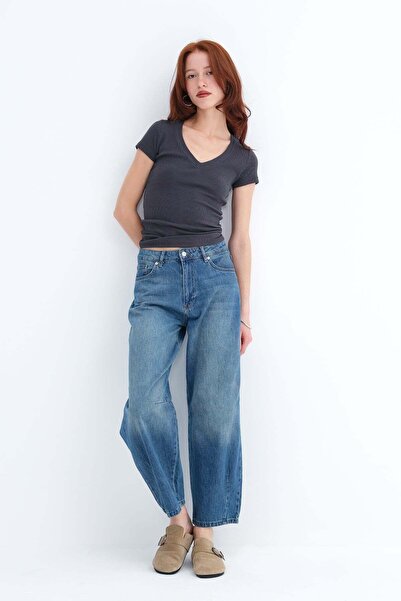 Addax Baggy Jean Pants Pn10027